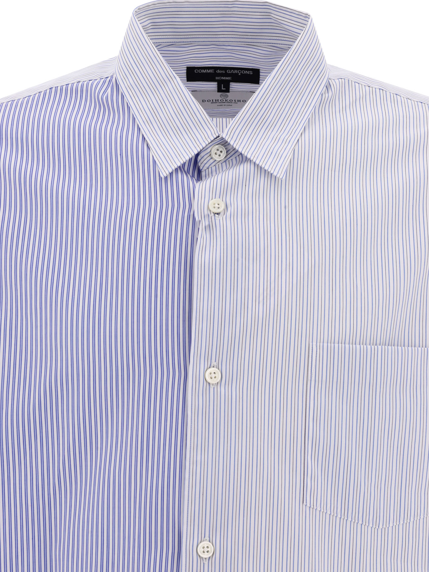 COMME DES GARçONS HOMME Light Blue CdG Homme x Doihokosho shirt